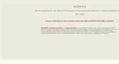 Desktop Screenshot of fetidus.com